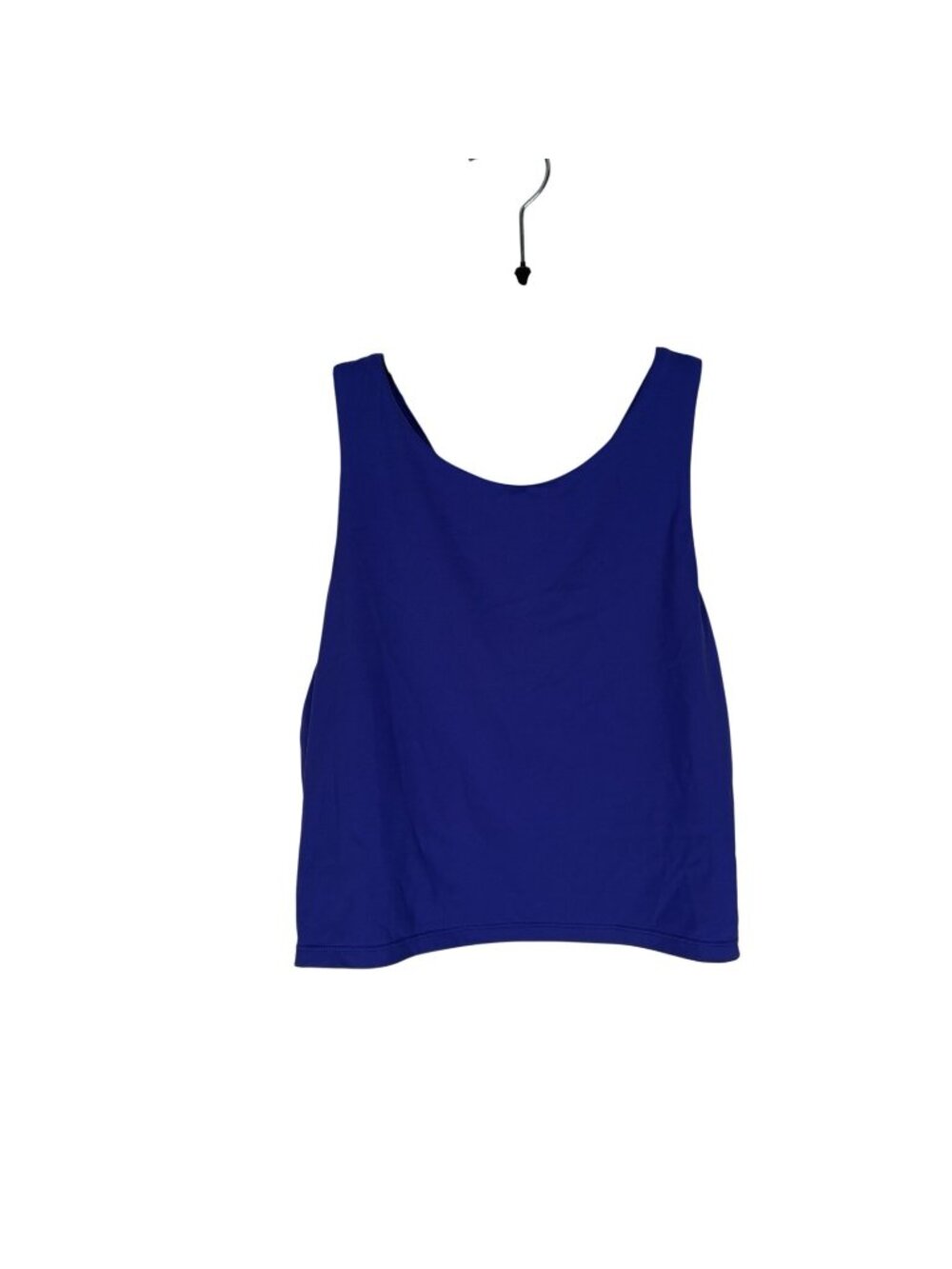 Athleta Women L Noble Blue Athletic Racerback Conscious Crop Bra Top A-C - Picture 2 of 7
